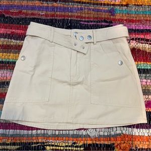 NWT Pacsun Khaki Miniskirt